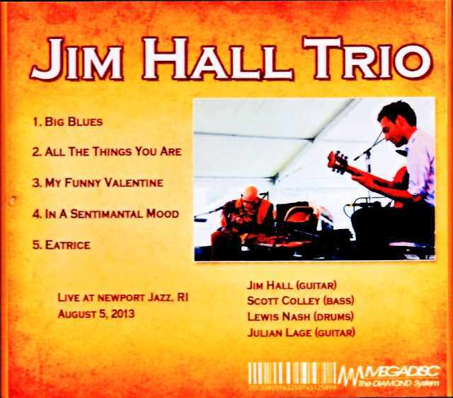 Jim Hall Trio Julian Lage ジム・ホール ジュリアン・ラージ/RI,USA
