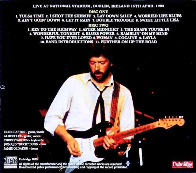 Eric Clapton エリック・クラプトン/Ireland 04.15.1983 Complete