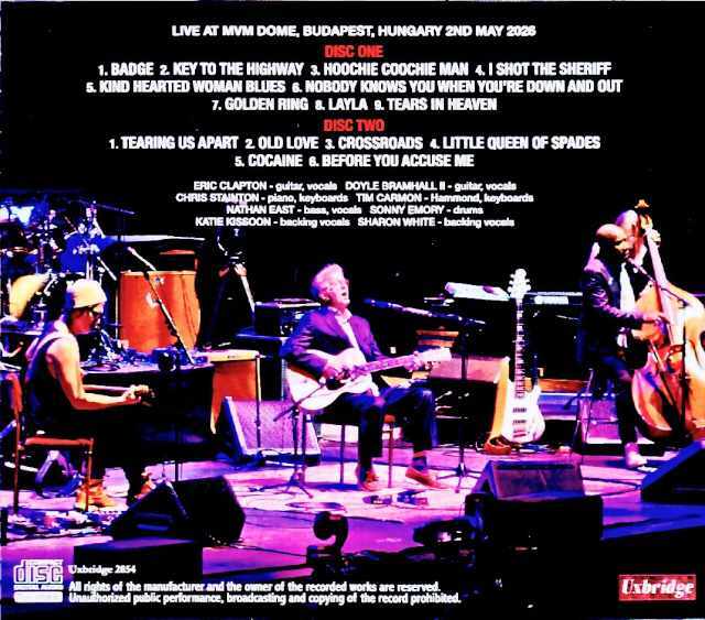 Eric Clapton エリック・クラプトン/Hungary 05.02.2026 Complete