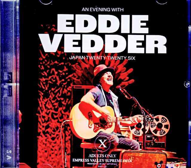 Eddie Vedder 2026年京都限定ポスター Eddie Vedder エディ・ヴェダー/Kyoto,Japan 04.17.2026 Complete