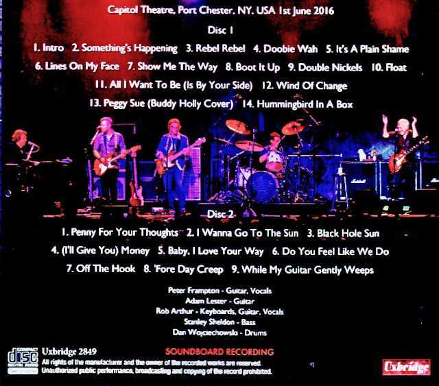 Peter Frampton ピーター・フランプトン/NY,USA 2016 Complete