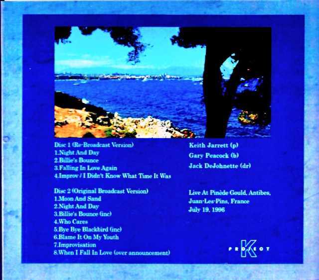 Keith Jarrett Trio キース・ジャレット/France 1996 2Broadcast Edition