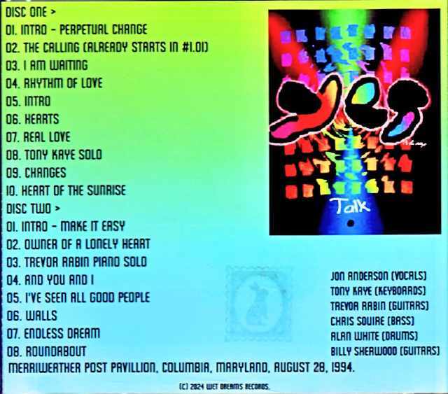 Yes イエス/MD,USA 08.28.1994