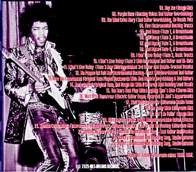 【ジミヘンドリックス】JimiHendrix キャンバスFSMサイズ　BAEZ3 Jimi Hendrix Experience ジミ・ヘンドリックス/Outtakes and