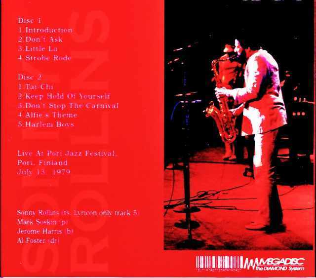 Sonny Rollins ソニー・ロリンズ/Finland 07.13.1979