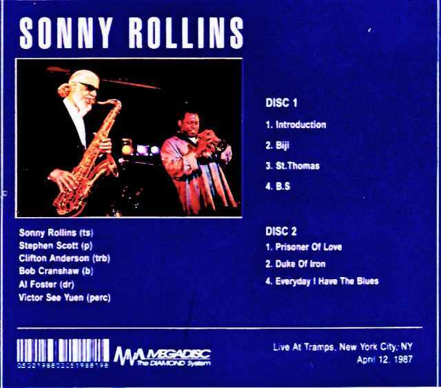 Sonny Rollins ソニー・ロリンズ/NY,USA 04.12.1997