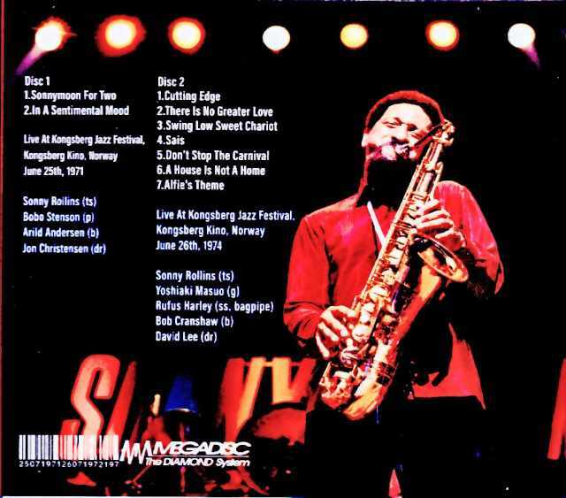Sonny Rollins Quartet ソニー・ロリンズ/Norway 06.26.1971 & more