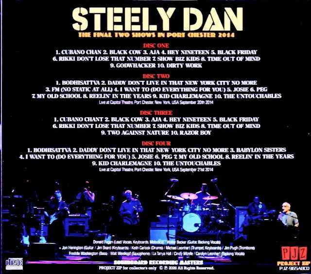 Steely Dan スティーリー・ダン/NY,USA 2014 2Days Soundboard Edition