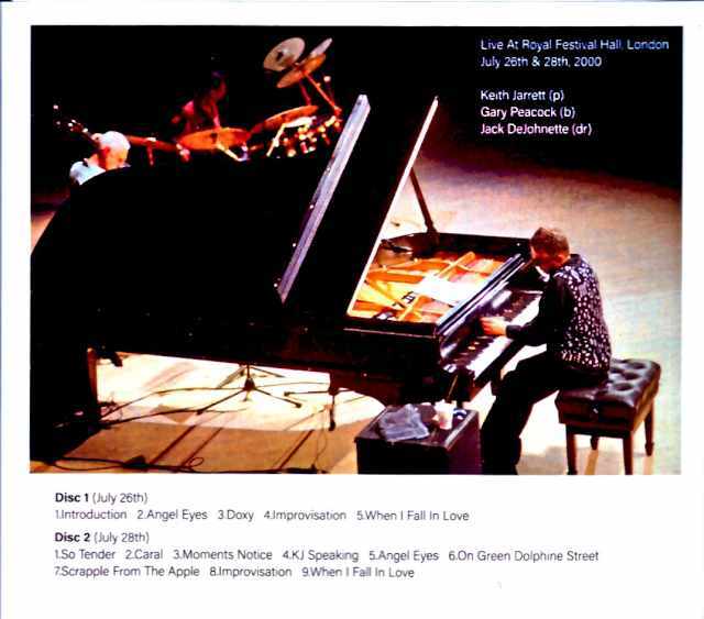 Keith Jarrett Trio キース・ジャレット/London,UK 2000 2Days