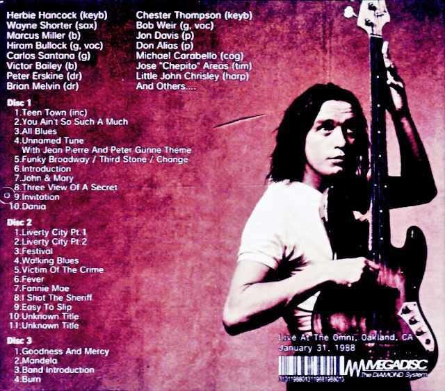 Jaco Pastorius ジャコ・パストリアス/CA,USA 01.31.1988