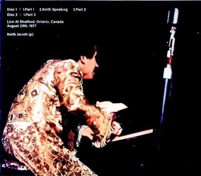 Keith Jarrett キース・ジャレット/Canada 08.29.1977
