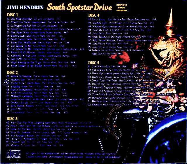 Jimi Hendrix ジミ・ヘンドリックス/南十字星の疾走 Rare Studio