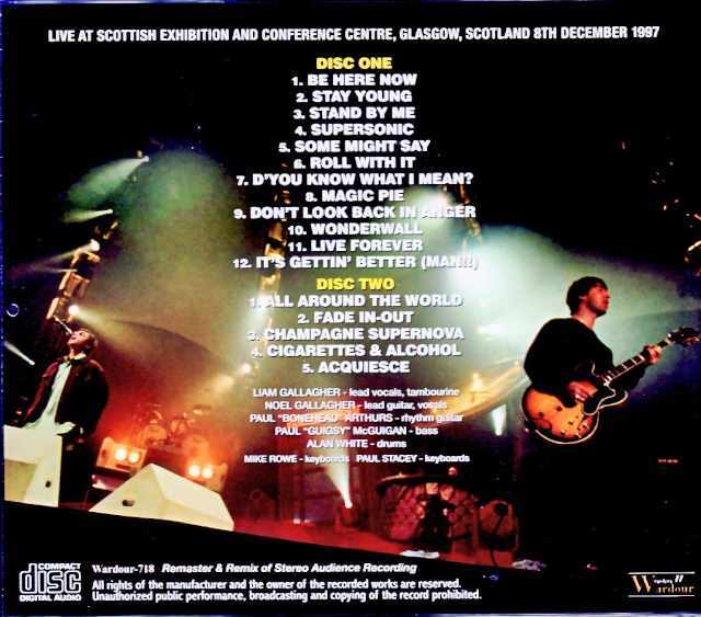Oasis オアシス/Scotland,UK 12.08.1997 Remaster and Remix of Stereo