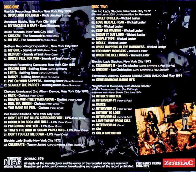 Kiss キッス/Early Years 1966-1974