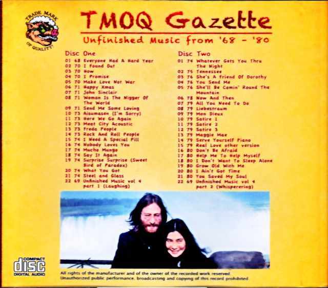 John Lennon ジョン・レノン/Unreleased Studio Archives 1968-1980
