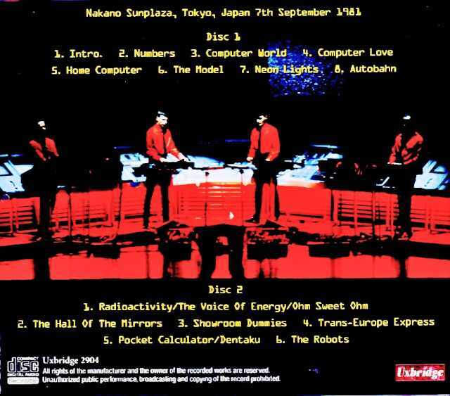 Kraftwerk クラフトワーク/Tokyo,Japan 09.07.1981 FM Broadcast Edition