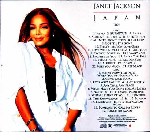 Janet Jackson ジャネット・ジャクソン/Kanagawa,Japan 06.13.2026