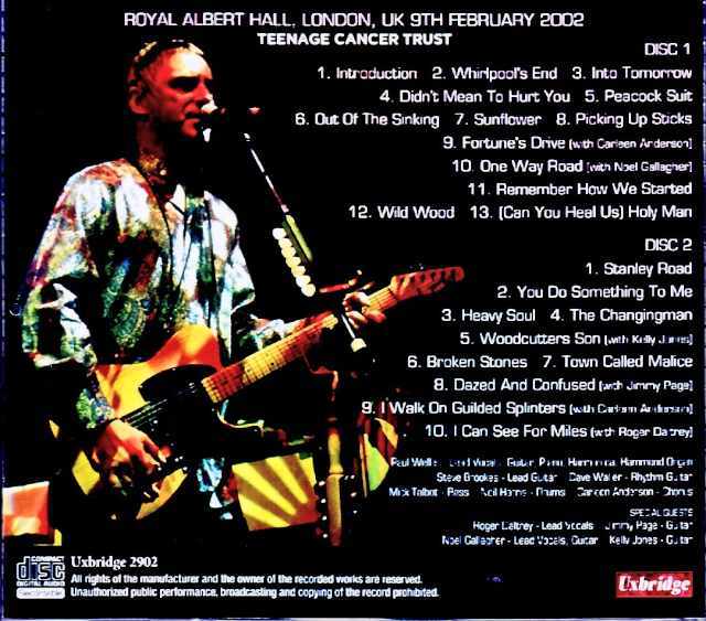Paul Weller ポール・ウェラー/London,UK 02.09.2002 Complete DAT