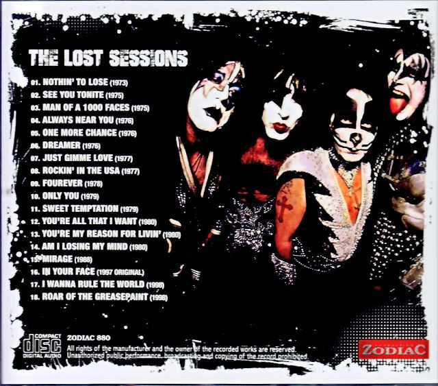 Kiss キッス/Lost Sessions Studio Outtakes Collection