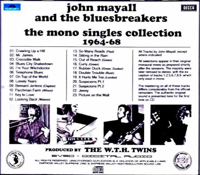 John Mayall and the Bluesbreakers ジョン・メイオール/モノ