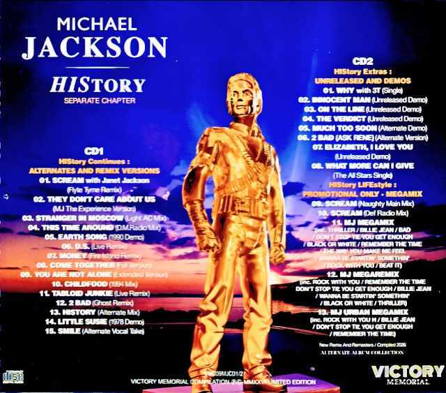 Michael Jackson マイケル・ジャクソン/History Alternate Album
