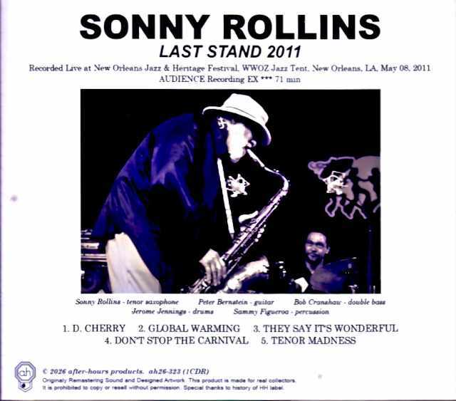 Sonny Rollins ソニー・ロリンズ/LA,USA 05.08.2011
