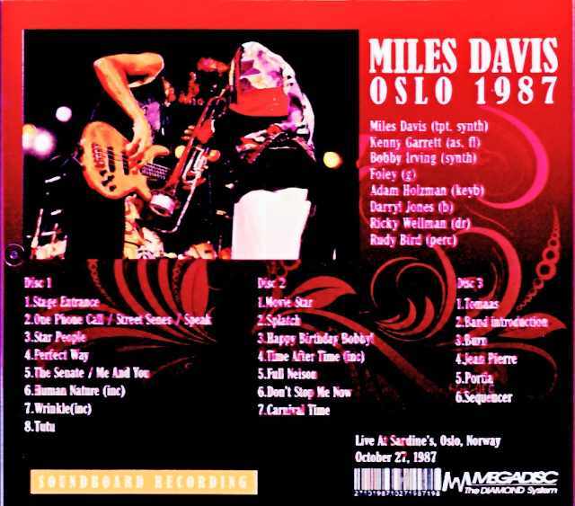 Miles Davis,Kenny Garrett マイルス・デイビス/Norway 10.27.1987