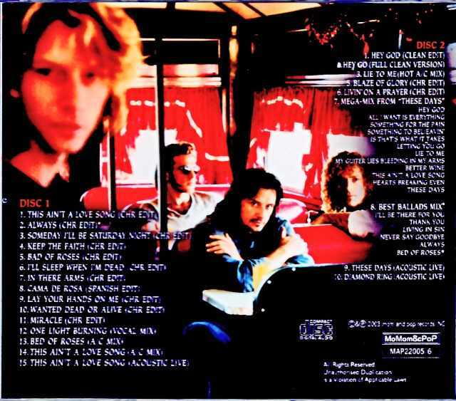 Bon Jovi ボン・ジョヴィ/Complete Promo Collections