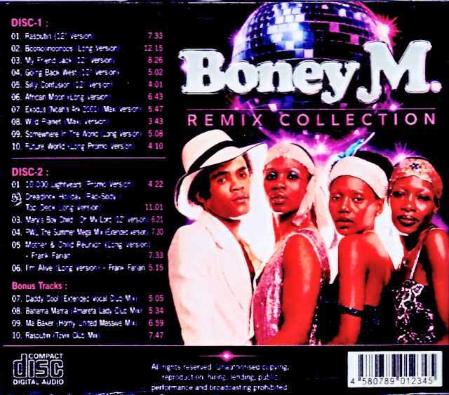 Boney M ボニー・M/Remix Tracks Collection