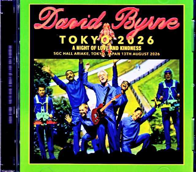 David Byrne デヴィッド・バーン/Tokyo,Japan 08.13.2026 Complete