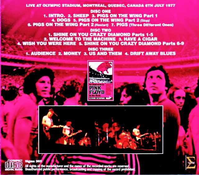 Pink Floyd ピンク・フロイド/Canada 07.06.1977 Complete Remastered