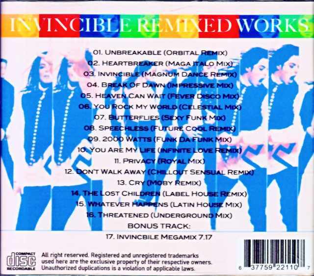 Michael Jackson マイケル・ジャクソン/インヴィンシブル Invincible