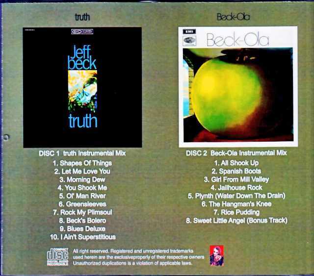 Jeff Beck Group ジェフ・ベック/Truth Beck-Ola Instrumental Mix