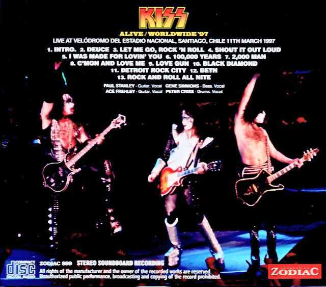 Kiss キッス/Chile 03.11.1997 FM Broadcast Edition