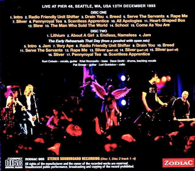 Nirvana ニルヴァーナ/WA,USA 12.13.1993 Complete Soundboard Edition