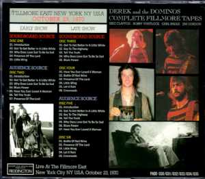 Derek and the Dominos デレク・アンド・ザ・ドミノス/10.23.1970