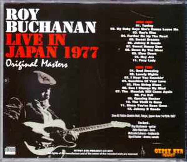 Roy Buchanan ロイ・ブキャナン/Tokyo,Japan 1977