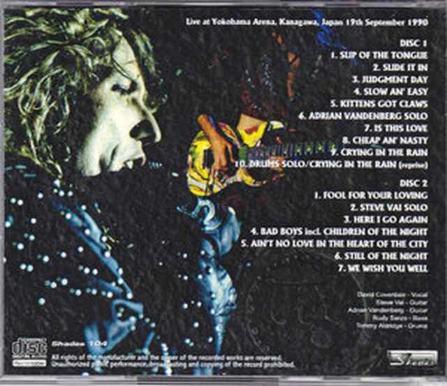 Whitesnake ホワイトスネイク/UK 1983 Japanese LD Ver.