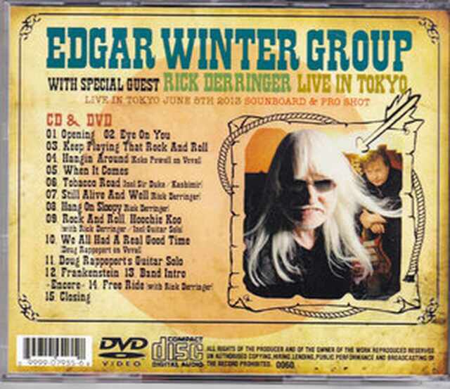 Edger Winter,Rick Derringer エドガー・ウィンター/Tokyo,Japan