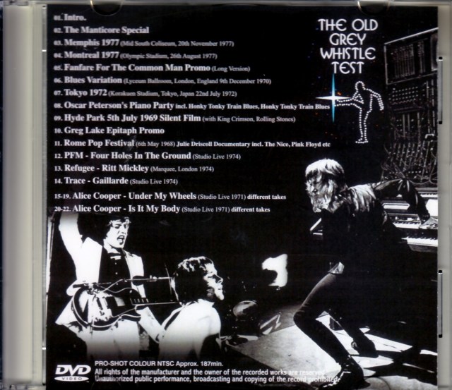 EL & P Emerson,Lake & Palmer/Video Archives