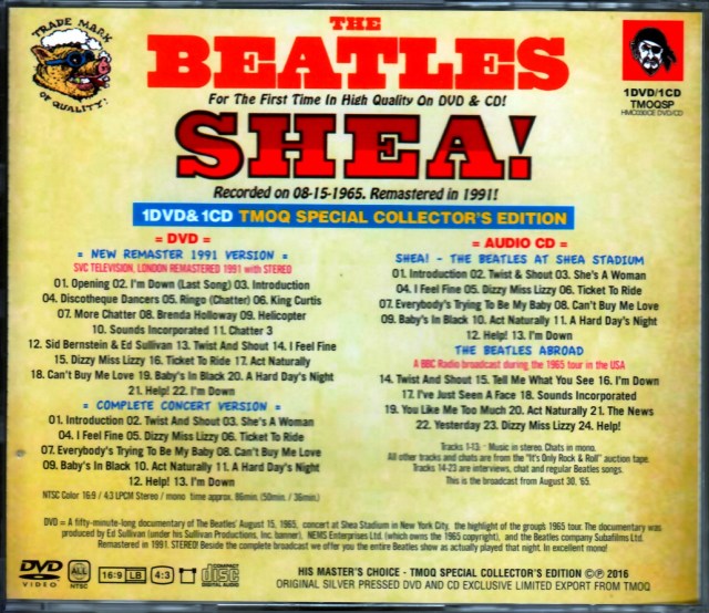 Beatles ビートルズ/Shea! Special Collector's Edition