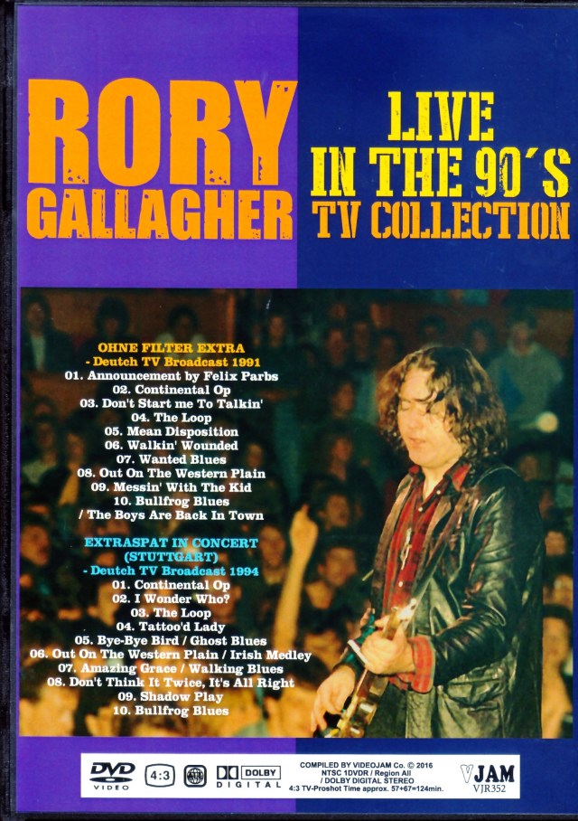 Rory Gallagher ロリー・ギャラガー/Germany 1991 & more
