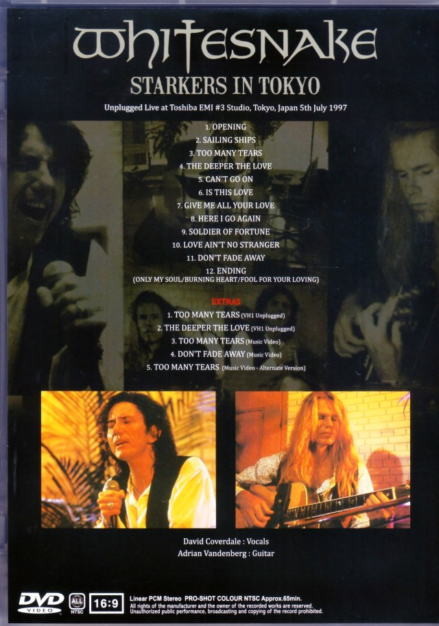 Whitesnake ホワイトスネイク/Tokyo,Japan 1997 & more LD Version