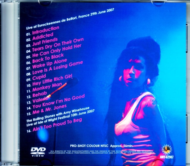 Amy Winehouse エイミー・ワインハウス/France 2007
