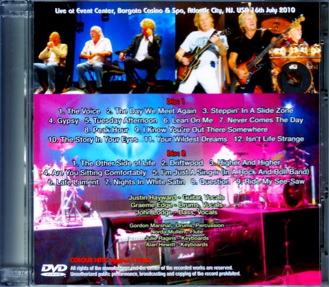 Moody Blues ムーディー・ブルース/NJ,USA 2010