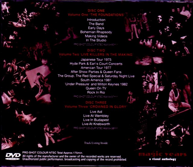 Queen クィーン/Magic Years a Visual Anthology the Complete Set