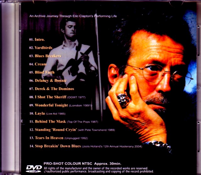 Eric Clapton エリック・クラプトン/BBC UK Broadcast 2004