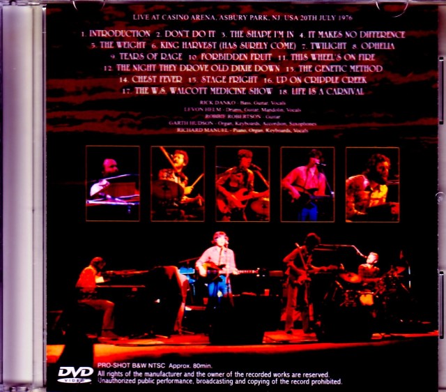 ザ・バンド（THE　BAND）　紙ジャケットシリーズ　CD7枚（バラ売り不可） ザ・バンド THE BAND [CD] 紙ジャケット 7タイトルセット 生産