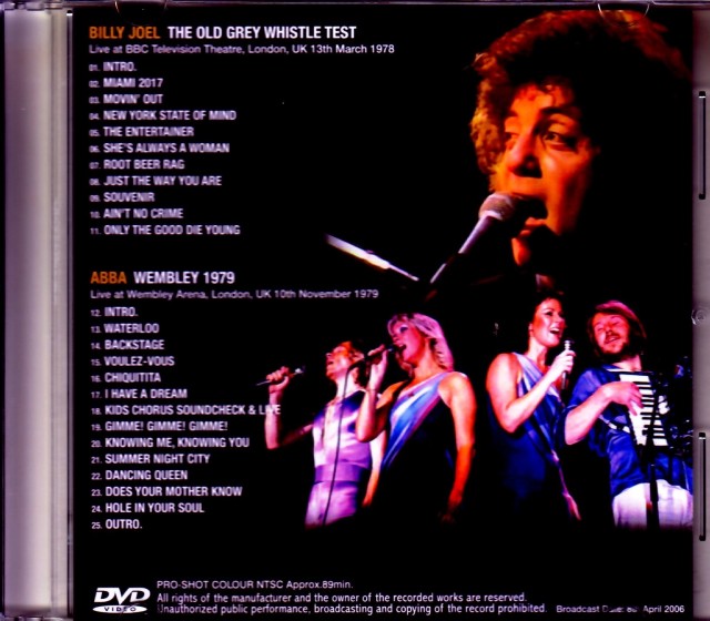 ビリー・ジョエル - BROADCASTING LIVE 35周年記念版 Billy Joel / At Tokyo Dome 24th January 2024