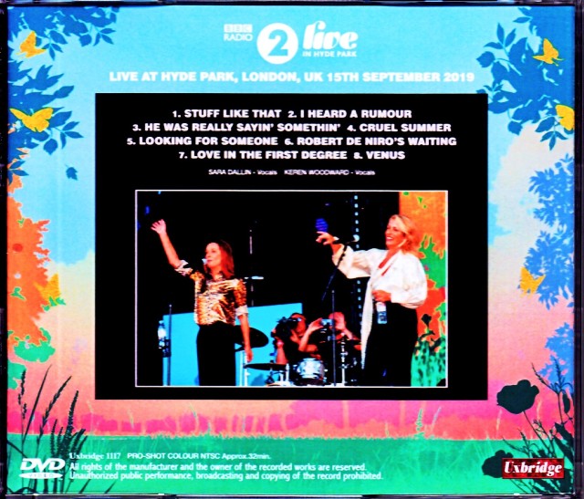 BANANARAMA バナナラマ LIVE IN LONDON 未開封新品DVD Bananarama バナナラマ/London,UK 2019